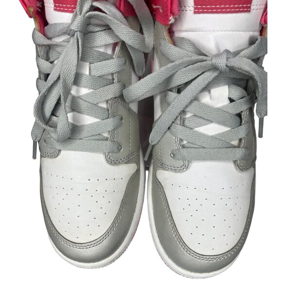 Rare 2013 Youth 7 Women 8 Nike Air Jordan Barbie Pink White Sneakers‎ Basketball - Picture 13 of 16